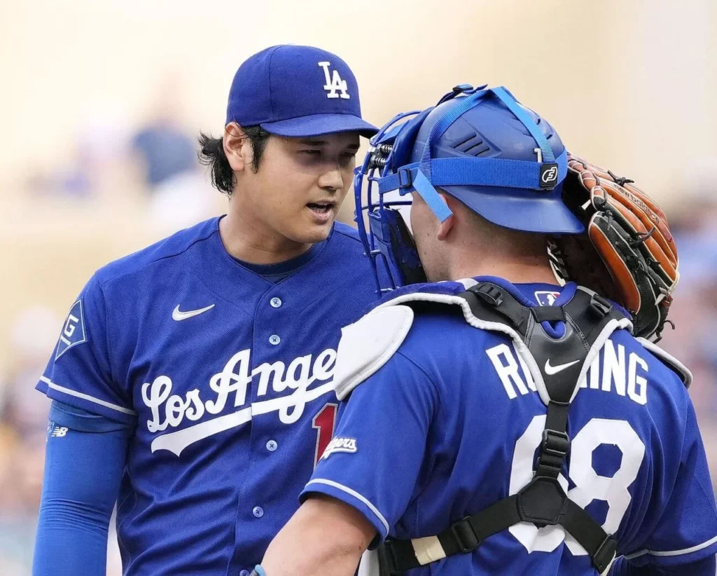 大谷和拉辛溝通