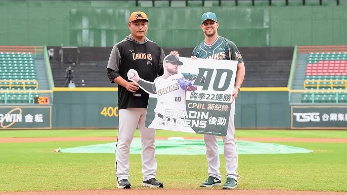 後勁2023年起累積22連勝,打破潘威倫保持的21連勝紀錄